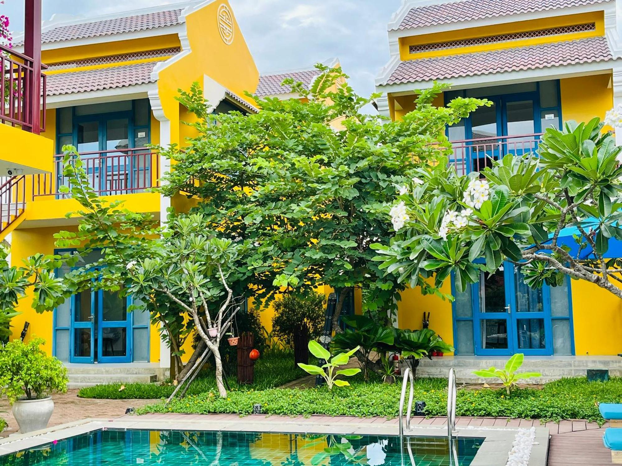 Chez Mimosa Hoi An Blue Villa Exterior foto